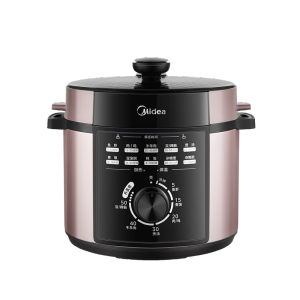 美的(Midea)电压力锅 5L 简易操作 旋钮 一锅双胆 1000W 商超同款MY-E501 YLE501