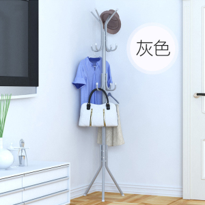 家时光 简易铁衣帽架挂衣架落地衣架卧室内衣帽架简约现代室内衣帽架