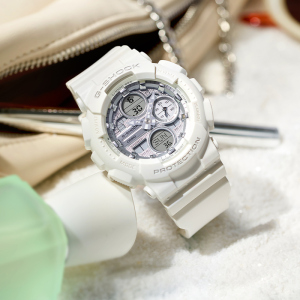 CASIO旗舰店卡西欧手表女g-shock新款生日送礼女士小表盘潮流运动防水学生电子石英表女日韩腕表GMA-S120VA