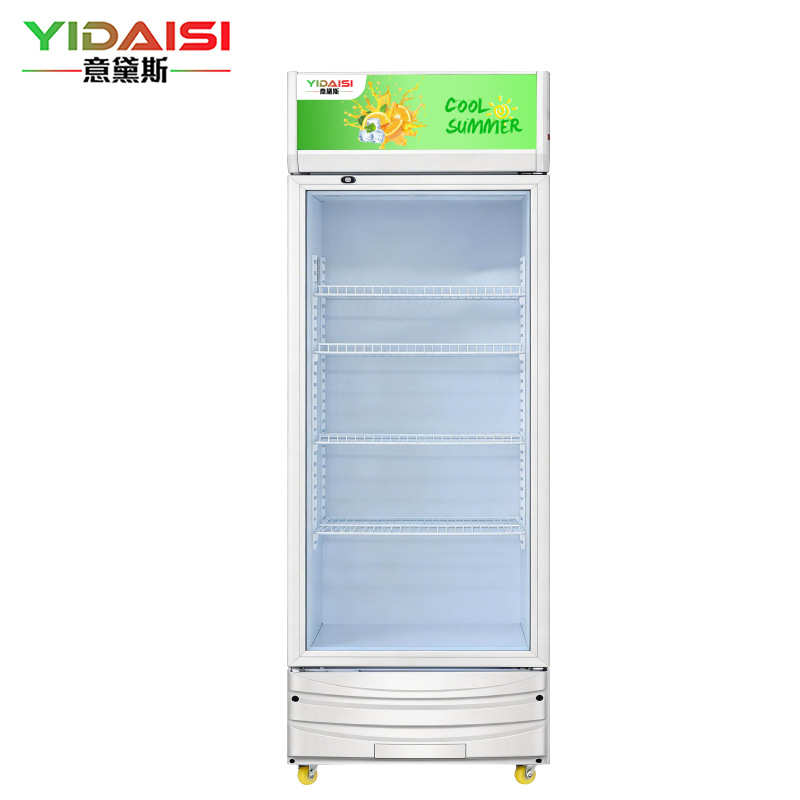 意黛斯(YIDAISI)展示柜冷藏饮料柜商用冰箱立式保鲜柜便利店超市冰柜啤酒冷饮柜 单门款YDS-JSG-600
