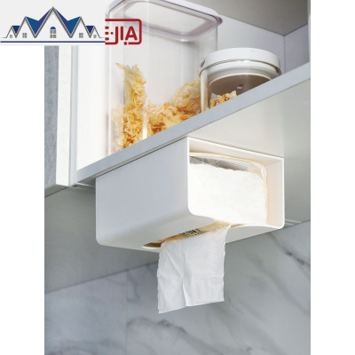 厨房纸巾盒家用客厅卧室纸巾收纳盒简约可爱创意纸抽盒家居抽纸盒 三维工匠