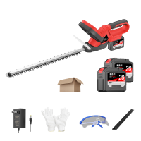 菁普华电动绿篱修剪机充电式修枝剪花草园林工具两电一充套