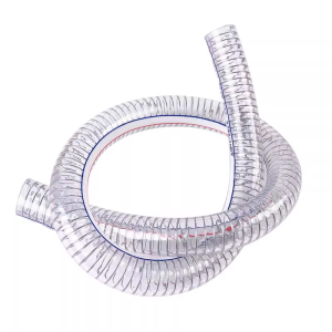 璐盐 钢丝软管PVC水管 内径10mm*厚3mm 米