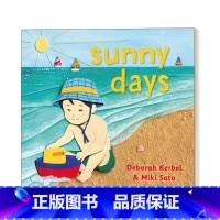 天气日系列2 晴天 [正版]在秋天的中间 英文原版 In the Middle of Fall 纸板书 季节天气主题绘本