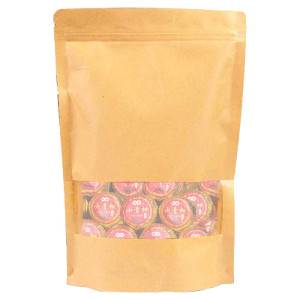 痴福正宗新会小青柑普洱茶陈皮熟茶小青桔普茶袋装茶叶1袋250克 红款小青柑