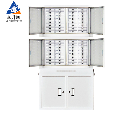 鑫升顺手机信号考场会议室专用手机柜电子产品存放柜寄存柜带锁组合款64格300*776*1550