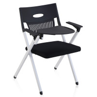 域赢培训椅带写字板折叠桌椅一体学生靠背职员办公椅子简约网布会议椅款式10