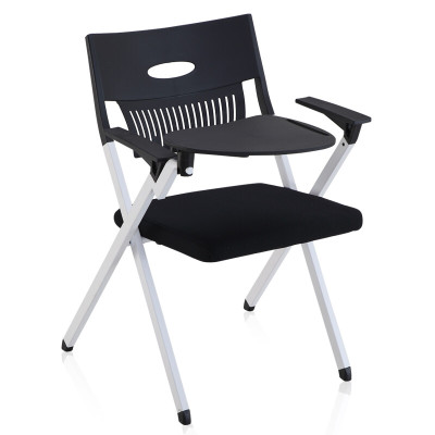 域赢培训椅带写字板折叠桌椅一体学生靠背职员办公椅子简约网布会议椅款式10