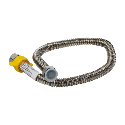 联塑不锈钢波纹管304家用加厚高压防爆水管热水器进水管波纹管 不锈钢波纹管-20cm