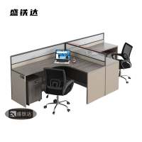 盛铁达 T型两人位2400*1400*1100mm STD-XXZ74 张