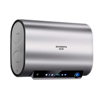 创维电热水器DSZF-D1F一级能效扁桶储水式热水器50L家用速热出水断电