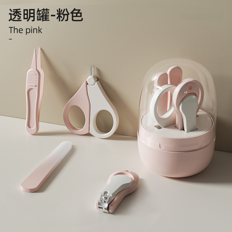 婴儿指甲剪钳新生儿专用防夹肉套装儿童宝宝指甲打磨指甲刀钳用品3759W