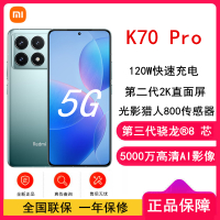 [原封]小米Redmi K70 Pro 竹月蓝 16GB+256GB 第三代骁龙8 5G芯 小米澎湃OS 120W有线快充 二代2K直屏 5G智能手机 K70