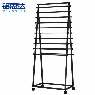 铭思达锦旗展示架双面9层个