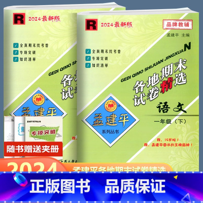 全2册 语文+数学 人教版 一年级下 [正版]2024新版 孟建平各地期末试卷精选 语文数学 一年级下册 人教版北师版