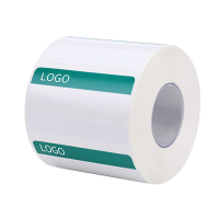 德拉奇 KF50*30mm 200张/卷 标签纸 ( 白绿色)