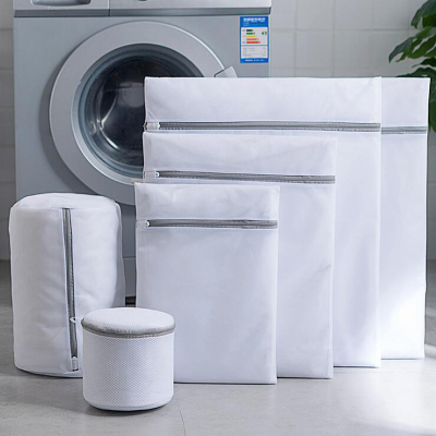 2大2中1文胸壹志洗衣袋护洗袋洗衣机洗护袋套餐家用洗毛衣保护网袋加厚大号细网清洗袋衣物防变形防勾丝