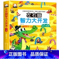 左右脑智力大开发3~4岁 [正版]全脑开发700题1000题2-3岁儿童早教书幼儿园宝宝小班数学思维逻辑训练专注力训练书