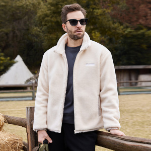 棉衣男秋冬季港风潮牌羊羔绒潮流ins宽松情侣棉服立领保暖男外套