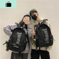 双肩包男女旅行包大容量黑色单肩包ins学生书包 休闲背包NEW LAKE男士单肩包