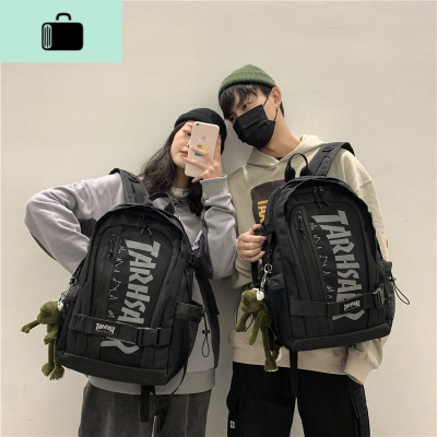 双肩包男女旅行包大容量黑色单肩包ins学生书包 休闲背包NEW LAKE男士单肩包