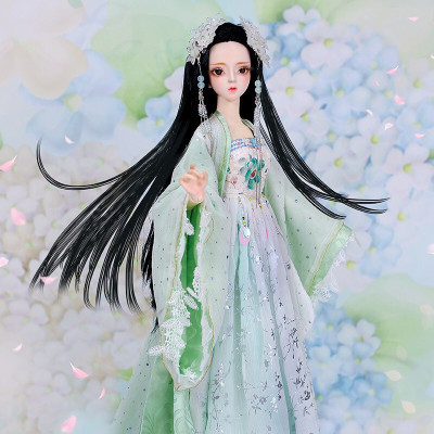 德必胜娃娃DF梦童话芭比娃娃公主套装大礼盒古装娃娃改妆换装仿真洋娃娃儿童男孩女孩玩具生日礼物子衿DF18404