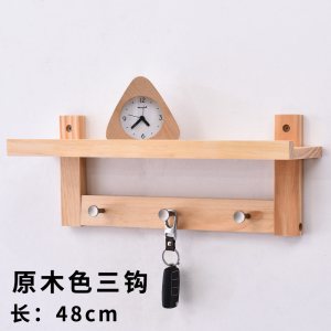 挂衣架壁挂墙上衣帽架实木客厅多功能置物架创意口玄关衣服挂钩
