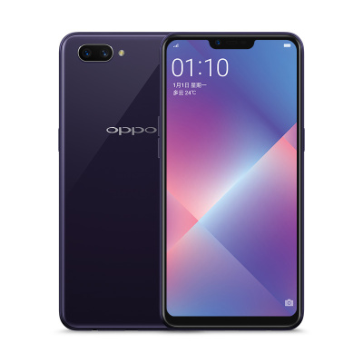 OPPO A5 3GB+32GB 凝夜紫 移动4G 4230mAh超大电池 双摄人像模式 全面屏拍照游戏智能手机 双摄人像模式 不支持电信