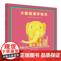 [正版]魔法象图画书王国 大象英语字母书 精装 视觉图像联想记忆法幼儿认知与英语学习双启蒙 3-6岁启蒙认知 978