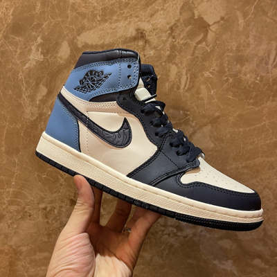 ihsernd2021新品新款aj男鞋正版空军一号篮球鞋联名莆田aj1高帮北卡蓝低帮女鞋11