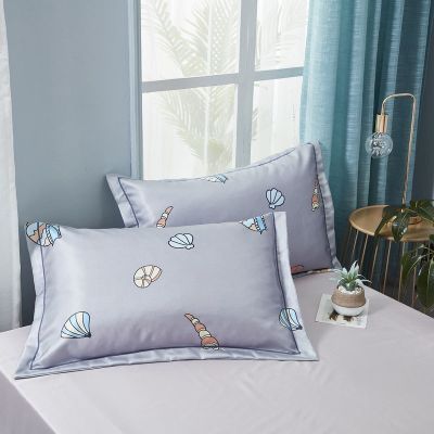SleepyBear夏季凉爽冰丝枕套一对单人大号成人凉席枕头套夏天家用单人一只