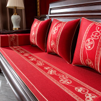 添福运 新中式红木沙发坐垫套罩中式可拆洗实木沙发垫高密度海绵垫防滑加厚中式椅子防滑垫罗汉床海绵垫加厚海绵垫可定做红木椅垫
