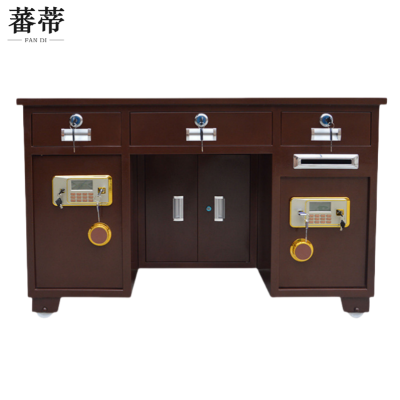 蕃蒂 电子保险桌1.3米双柜 张