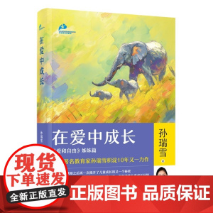 孙瑞雪教育四书 在爱中成长 30年教育经验 儿童家教理论经典之作 深刻改变儿童成长环境启发读者全新视角重新看待个人成长