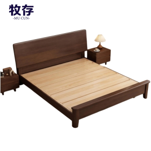 牧存框架实木床