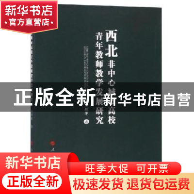 正版 西北非中心城市高校青年教师教学发展研究 邱艳萍著 人民出