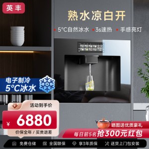 英丰净水器嵌入式饮水机直饮机管线机 R0反渗透即热净水器一体机R5 [净饮机熟水]冰热款-配R0反渗透一体机