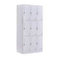 臻远 ZY-GYGC-17拆装更衣柜窄边储物柜 纯白色九门