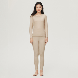 南极人蚕丝羊绒修身保暖内衣套装男士秋冬季抗菌发热打底秋衣秋裤