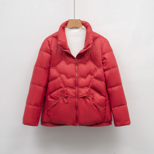 90绒纯色羽绒服女短款鸭绒小个子新款时尚女装上衣外套潮