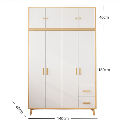 铭思沃木质衣柜140cm套