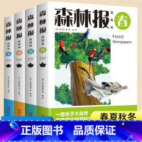 森林报:插图版(全4册) [正版]森林报春夏秋冬全四册 四年级课外阅读书籍经典书目推下册儿童故事绘本三年级至五六年级课外