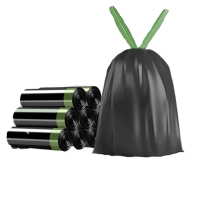 鑫祥景(xj) 抽绳垃圾袋家用加厚手提式免撕款 卷