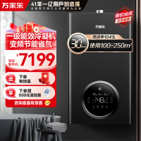 万家乐新款 冷凝壁挂炉R6系列 燃气壁挂炉一级能效壁挂炉天然气中央出水恒温冷凝换热 暖浴采暖洗浴两用 冷凝换热30R6