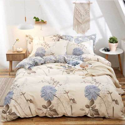 安居先森 D1388 1.5*2.0m 40支纱全棉印花单人被套套活性印染