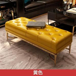 森美人美式轻奢沙发脚踏凳鞋服装店客厅厅换试鞋凳长床尾凳沙发墩