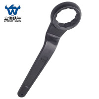 立伟铁牛单头梅花扳手110mm/把
