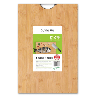 双枪（Suncha）长方型竹制工艺砧板切菜板C6037(600*370*18mm)