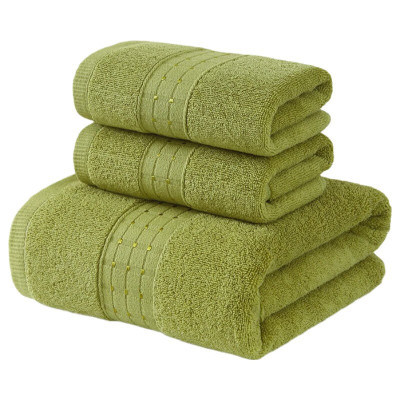 天山柔 70*140cm 360g 长绒棉纯棉星恋 浴巾 (计价单位:条) 绿色