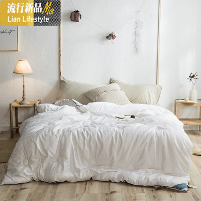 大豆纤维被棉被子被芯春秋被单人双人冬被纤维被四季被薄被子 三维工匠